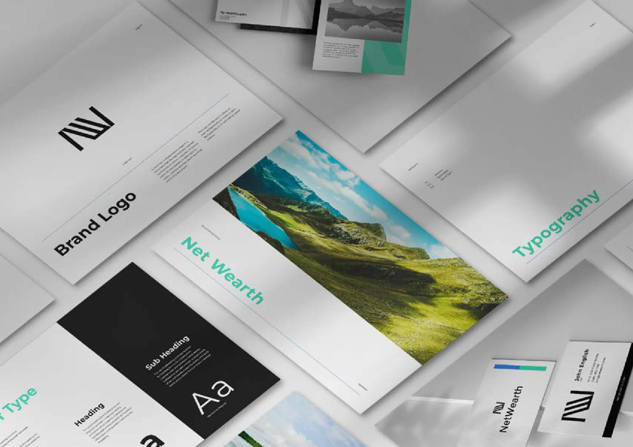 Netwearth brand identity